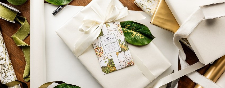 Greenleaf Birch & Bloom doftpåse med blommigt motiv